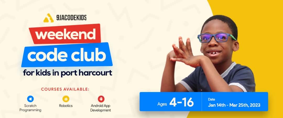 Weekend coding classes for kids in Port Harcourt
