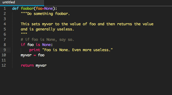 python script