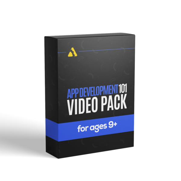 App Development 101 Video Pack for Age 9-16